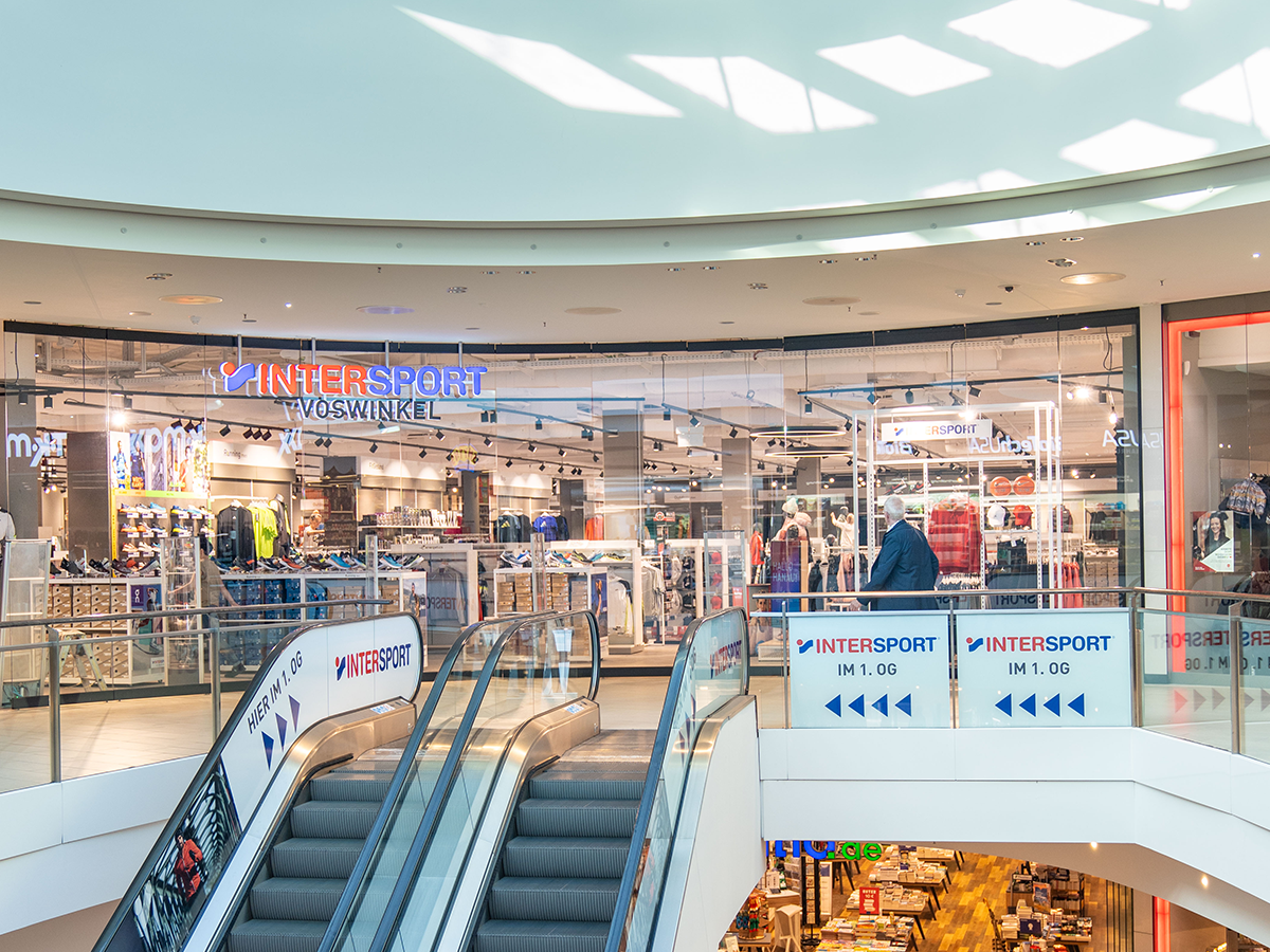 Neueröffnung INTERSPORT Voswinkel am 5.10.2023 im Forum Hanau